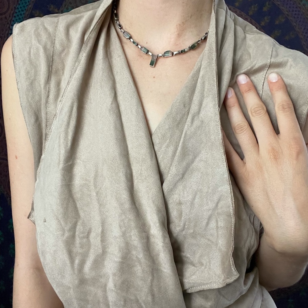 Gorgeous Tan brown suede dress/top. So soft and comfy. With strap